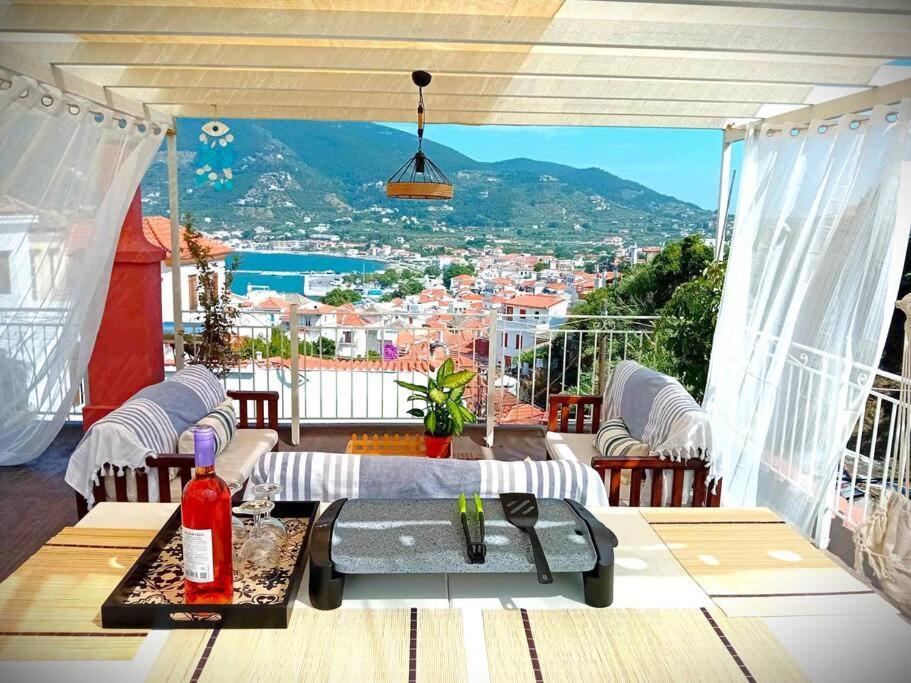 Duka'S Gardenhouse Vila Skopelos Town Exterior foto